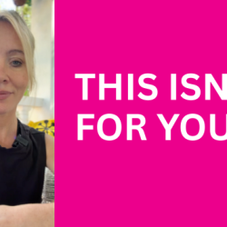 40 Days Isn’t For You If……